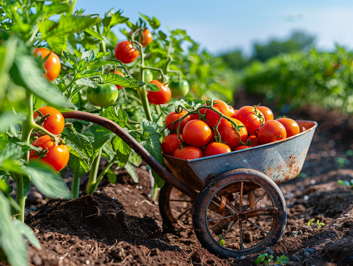 Utilisation optimale du fumier de cheval pour des tomates saines au potager