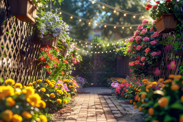 Astuces déco pour clôture grillagée : embellissez votre jardin facilement