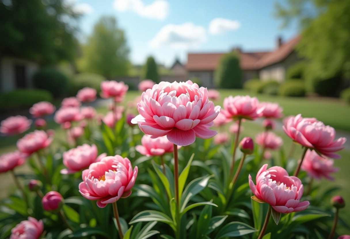 pivoines jardin