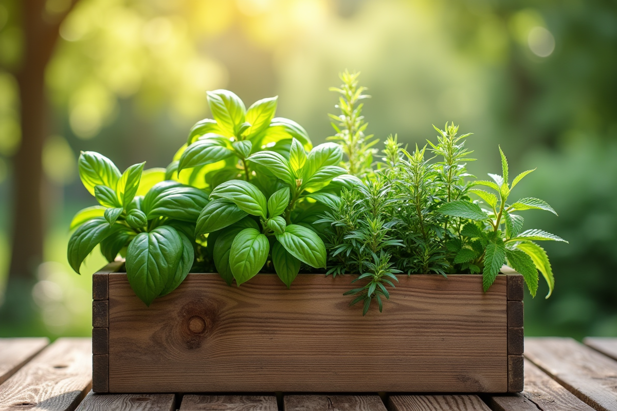 Jardinières en bois : un écrin naturel pour vos plantes aromatiques