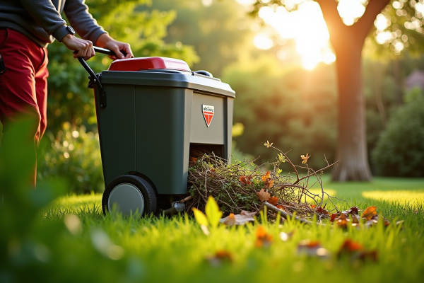 Un broyeur compact et puissant pour un jardin toujours propre