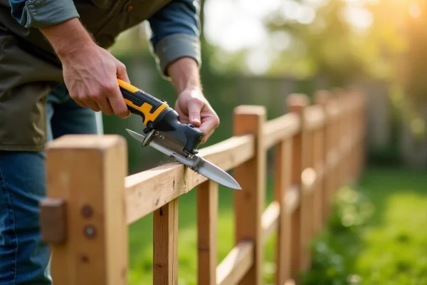 Comment réussir l’ancrage d’un panneau de bois de clôture avec des techniques durables