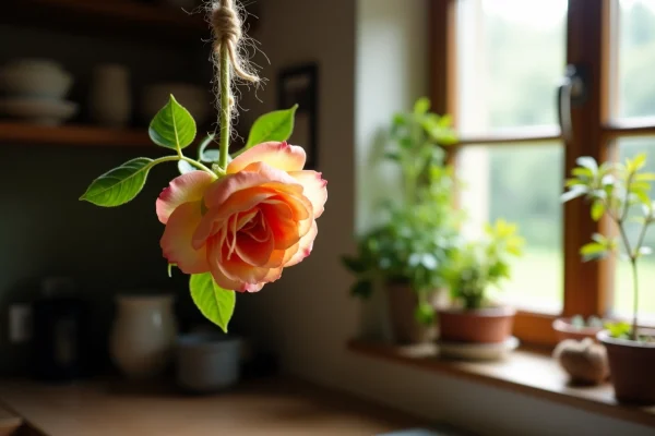 Comment faire sécher une rose en conjuguant art et nature